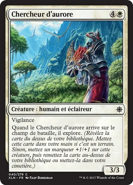 Chercheur d'aurore, carte Magic XLN 40 — extension Ixalan