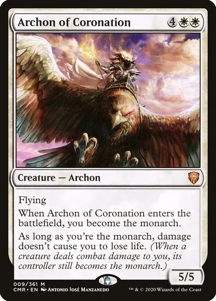 Archon of Coronation, Magic card CMR 9 — Commander Legends set