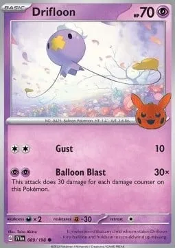 Baudrive, carte Pokémon TOT23 089-2 — extension Trick or Trade 2023
