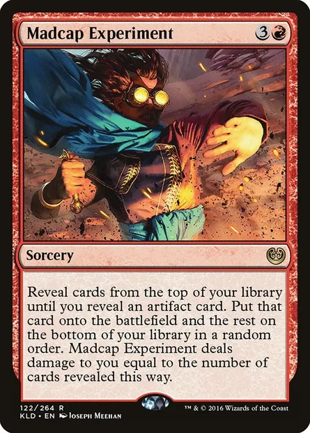 Madcap Experiment, Magic card KLD 122 — Kaladesh set
