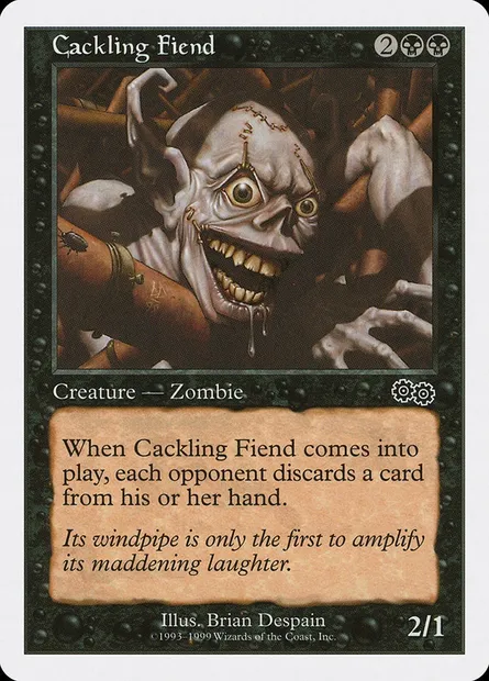Cackling Fiend, Magic card BRB 11 — Battle Royale Box Set set