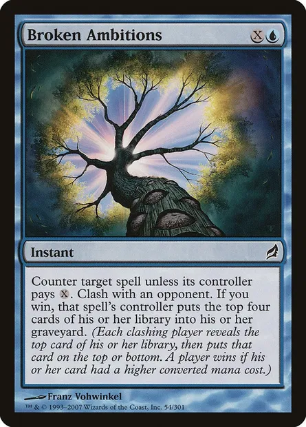 Broken Ambitions, Magic card LRW 54 — Lorwyn set