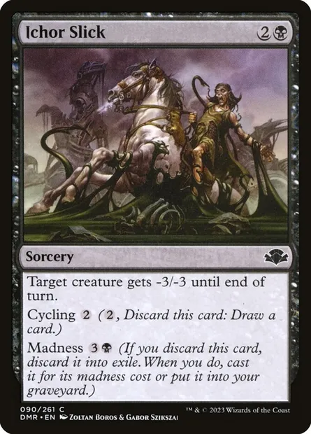 Ichor Slick, Magic card DMR 90 — Dominaria Remastered set
