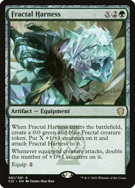 Fractal Harness, Magic card C21 61 — Commander 2021 set