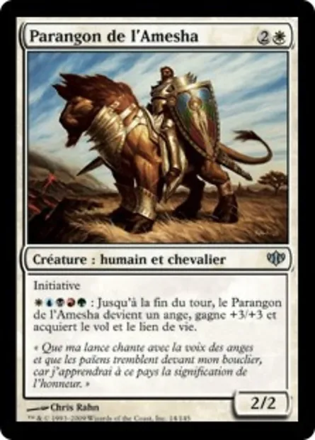 Parangon de l'Amesha, carte Magic CON 14 — extension Conflux