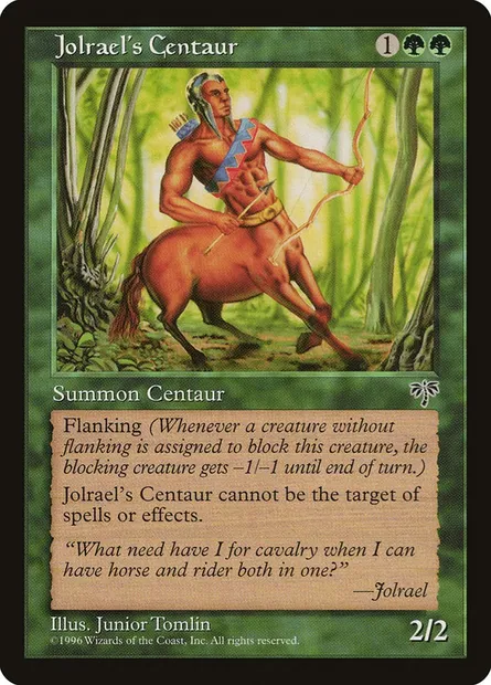 Centaure de Jolrael, carte Magic MIR 222 — extension Mirage