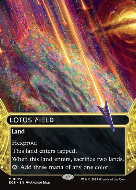 Lotus Field, Magic card EOS 23 — Edge of Eternities: Stellar Sights set