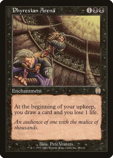 Phyrexian Arena, Magic card APC 47 — Apocalypse set