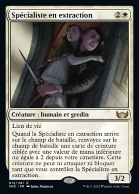 Spécialiste en extraction, carte Magic SNC 12 — extension Les rues de la Nouvelle-Capenna