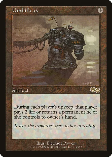 Umbilicus, Magic card USG 312 — Urza's Saga set