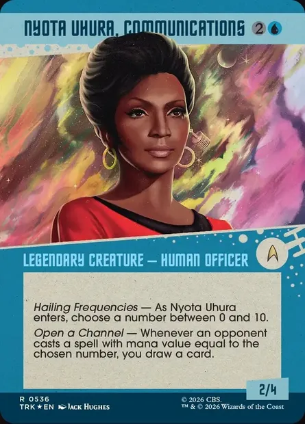 Nyota Uhura, Communications, Magic card TRK 536 — Star Trek set