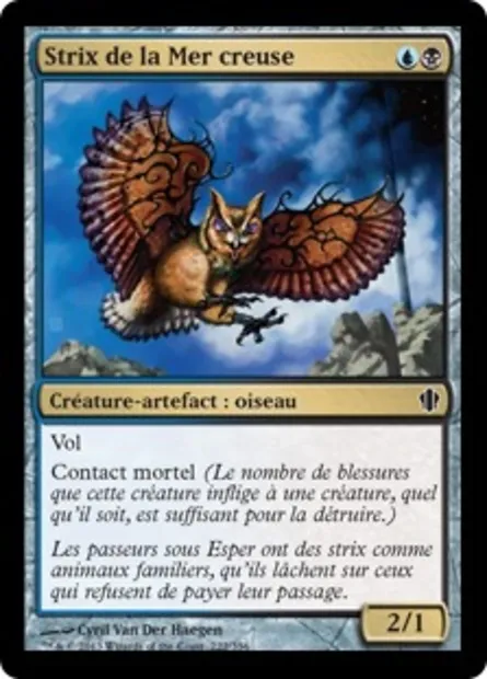Strix de la Mer creuse, carte Magic C13 222 — extension Commander 2013
