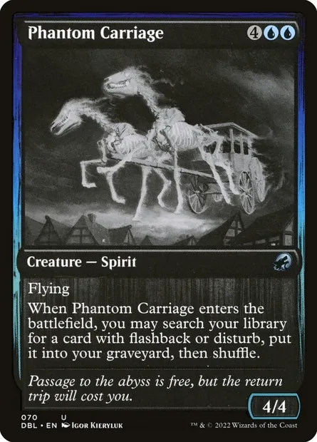 Phantom Carriage, Magic card DBL 70 — Innistrad: Double Feature set