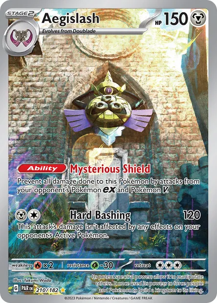 Aegislash, Pokémon card PAR 210 — Paradox Rift set