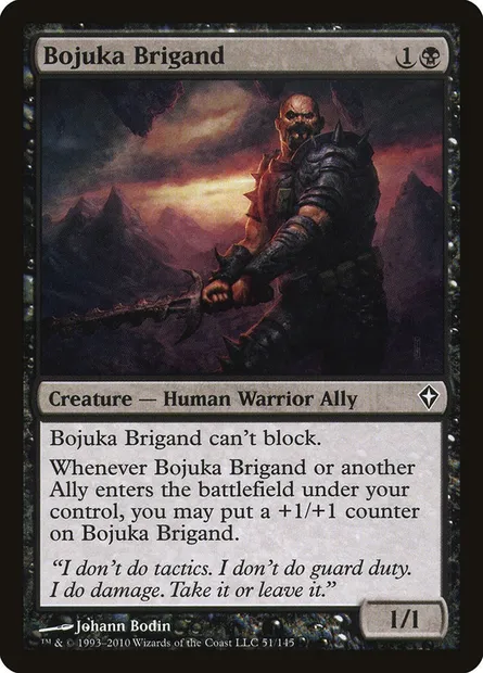 Bojuka Brigand, Magic card WWK 51 — Worldwake set