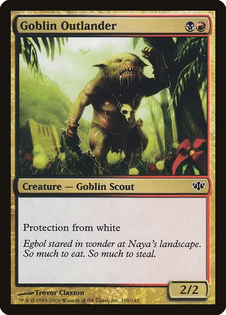 Goblin Outlander, Magic card CON 109 — Conflux set