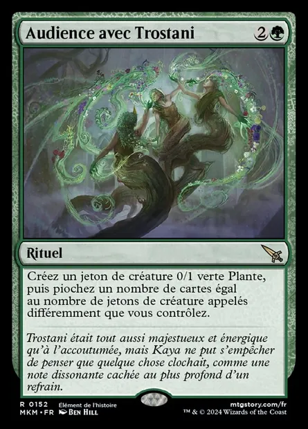 Audience avec Trostani, carte Magic MKM 152 — extension Murders at Karlov Manor