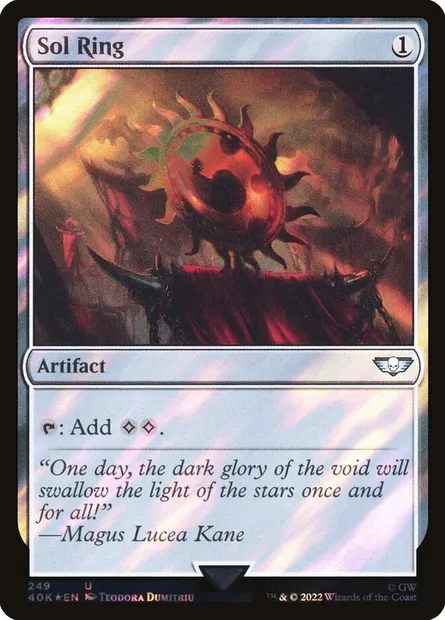 Sol Ring, Magic card 40K 249★ — Warhammer 40,000 Commander set