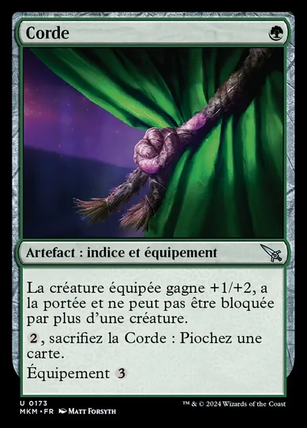 Corde, carte Magic MKM 173 — extension Murders at Karlov Manor
