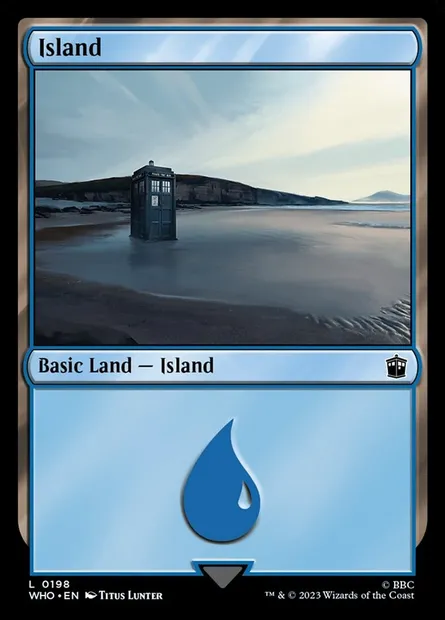Island, Magic card WHO 198 — Doctor Who set