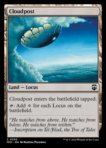 Cloudpost, Magic card M3C 330 — Modern Horizons 3 Commander set