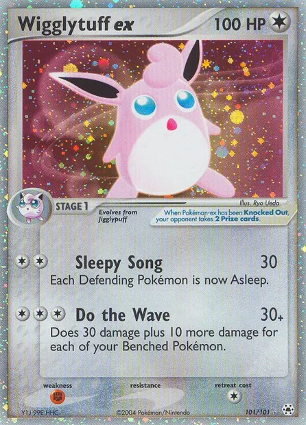 Wigglytuff ex, Pokémon card HL 101 — Hidden Legends set