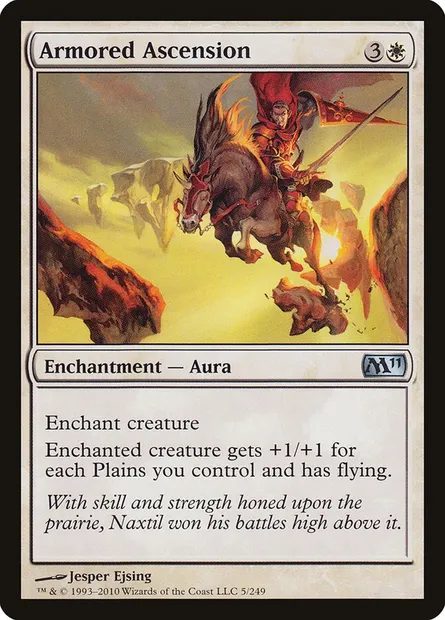 Armored Ascension, Magic card M11 5 — Magic 2011 set