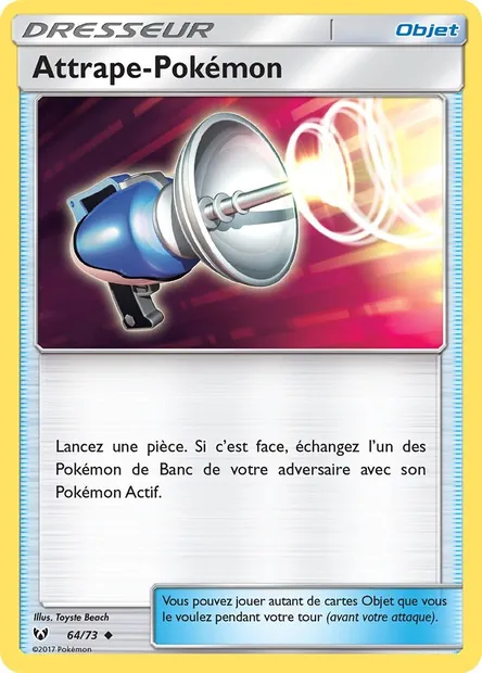 Attrape-Pokémon, carte Pokémon SLG 64 — extension Légendes Brillantes