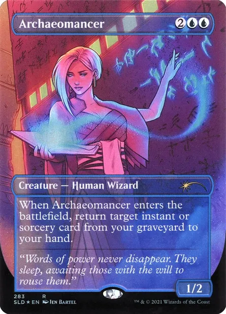 Archéomancienne, carte Magic SLD 283 — extension Secret Lair Drop