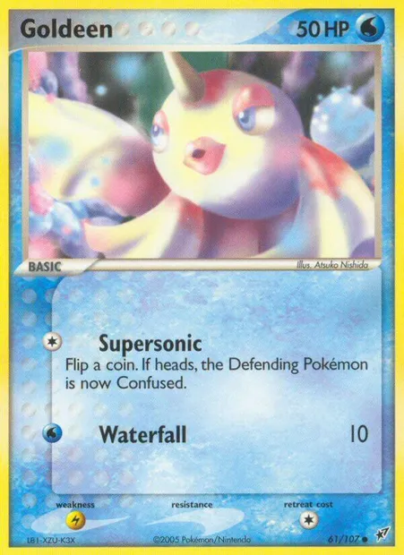 Goldeen, Pokémon card DX 61 — Deoxys set