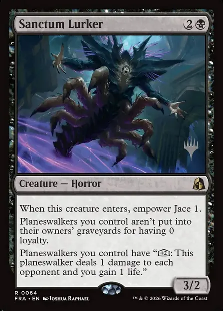 Guetteur du Sanctum, carte Magic PFRA 64p — extension Reality Fracture Promos