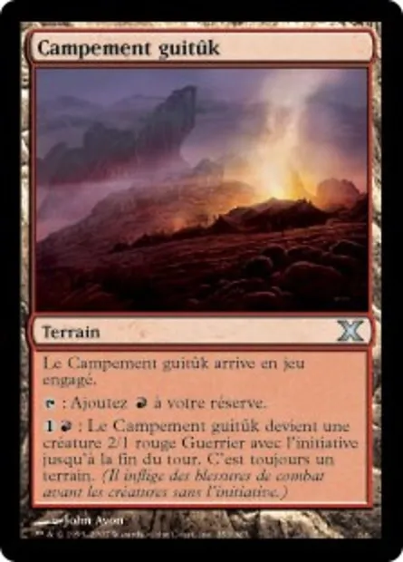 Campement guitûk, carte Magic 10E 353 — extension Dixième édition