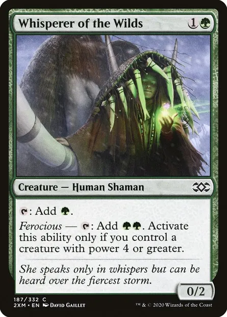 Whisperer of the Wilds, Magic card 2XM 187 — Double Masters set
