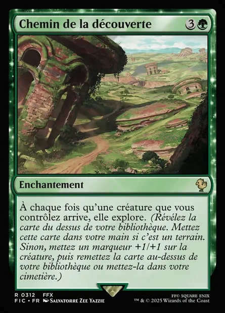 Chemin de la découverte, carte Magic FIC 312 — extension Final Fantasy Commander