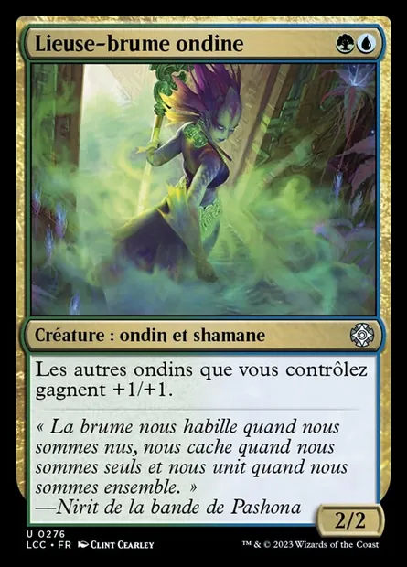 Lieuse-brume ondine, carte Magic LCC 276 — extension The Lost Caverns of Ixalan Commander