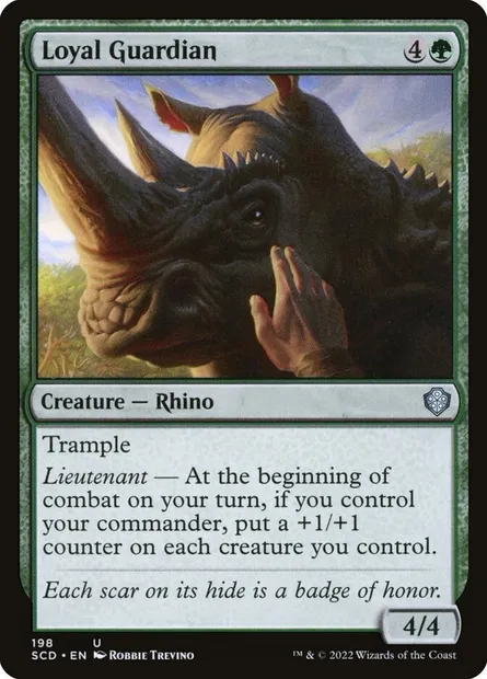 Loyal Guardian, Magic card SCD 198 — Starter Commander Decks set