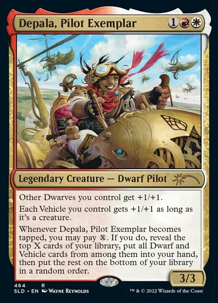 Depala, Pilot Exemplar, Magic card SLD 464 — Secret Lair Drop set