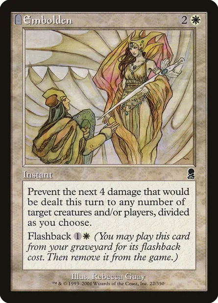 Embolden, Magic card ODY 22 — Odyssey set