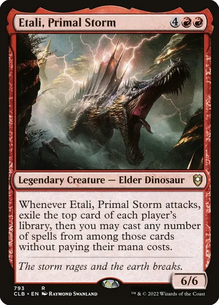 Etali, Primal Storm, Magic card CLB 793 — Commander Legends: Battle for Baldur's Gate set