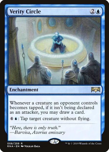 Verity Circle, Magic card RNA 58 — Ravnica Allegiance set