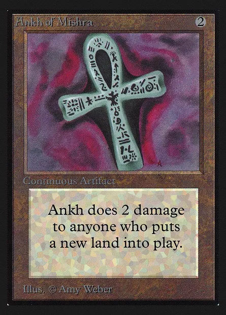 Ankh de Mishra, carte Magic CEI 231 — extension Intl. Collectors' Edition