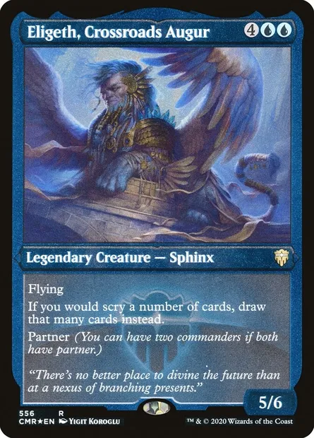 Eligeth, Crossroads Augur, Magic card CMR 556 — Commander Legends set