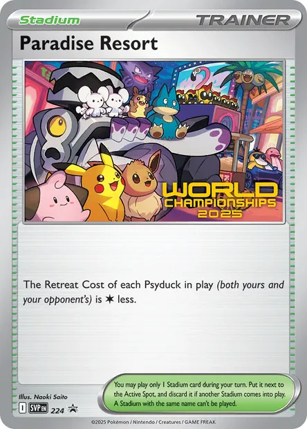 Paradise Resort, Pokémon card PR-SV 224 — SVP Black Star Promos set