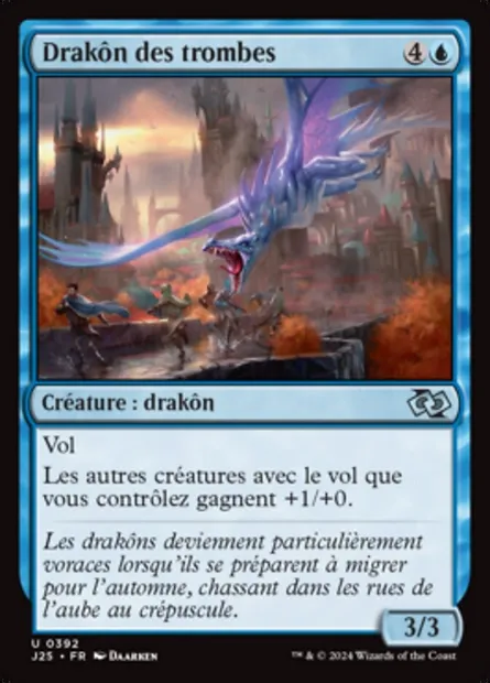 Drakôn des trombes, carte Magic J25 392 — extension Foundations Jumpstart