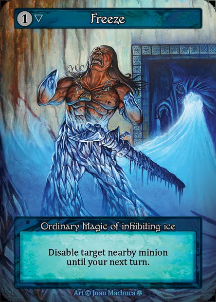 Freeze, carte Sorcery GOT 246 — extension Gothic