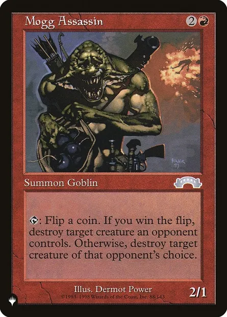 Assassin Mogg, carte Magic PLST EXO-88 — extension The List