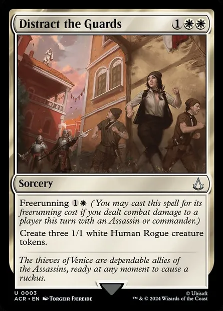 Distract the Guards, Magic card ACR 3 — Assassin's Creed set