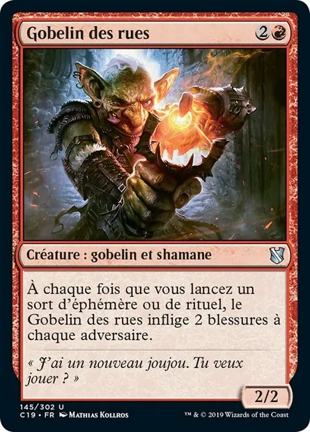 Gobelin des rues, carte Magic C19 145 — extension Commander 2019