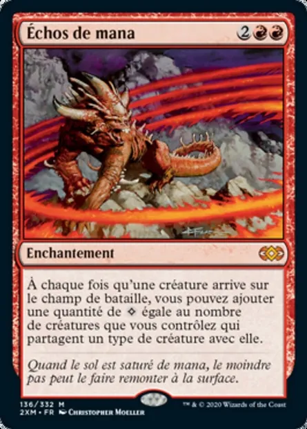 Échos de mana, carte Magic 2XM 136 — extension Double Masters