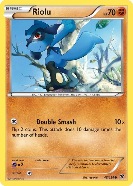 Riolu, Pokémon card FCO 45 — Fates Collide set